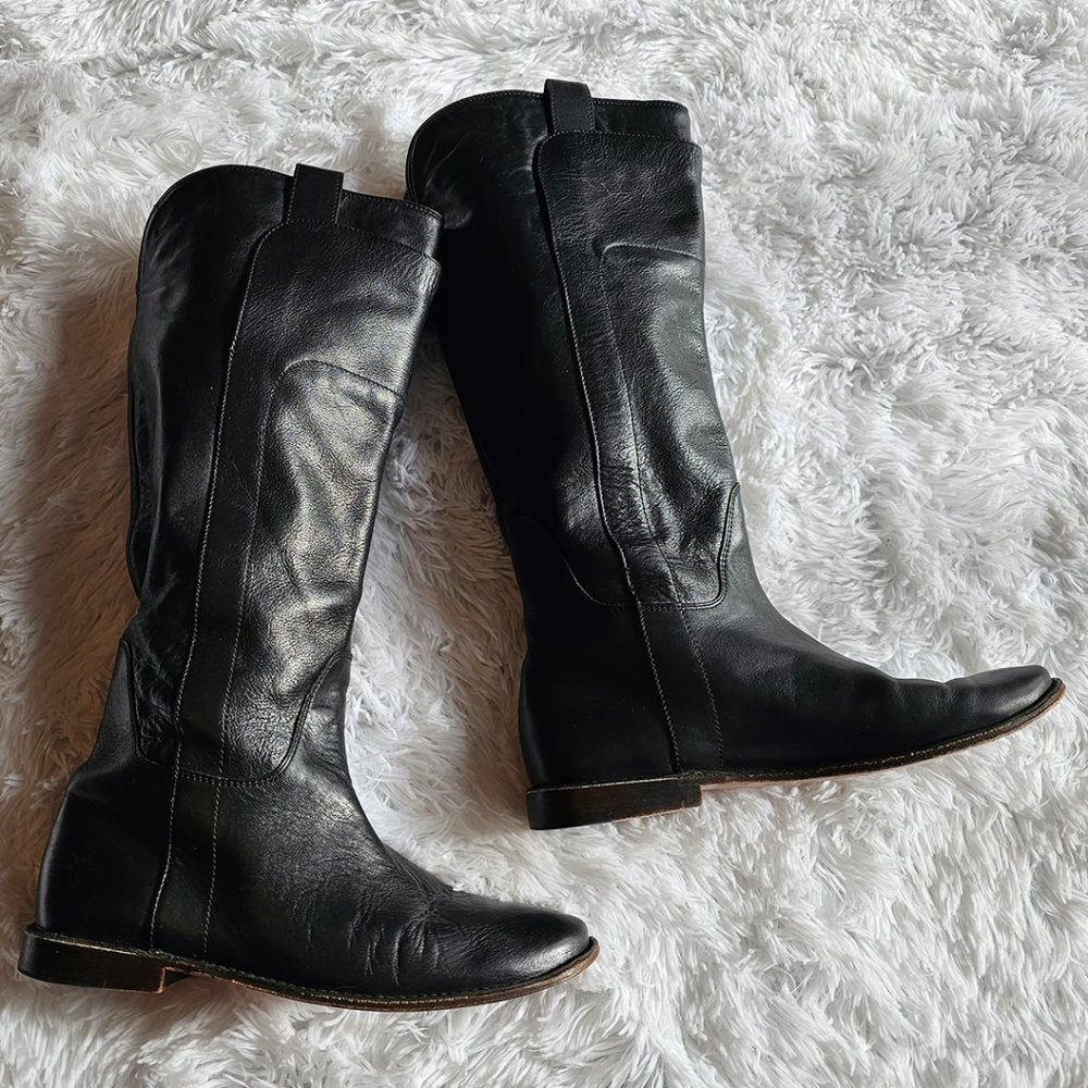 Frye Paige Tall Leather Riding Boots sz8